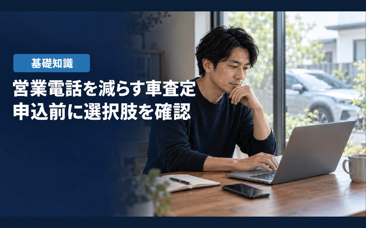 電話なしの車査定は可能?メリット・注意点・個人情報の扱いを解説|個人情報ではなく車台番号・VINを起点にする入力画面のイメージ